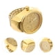 thumbnail image 3 of Reloj Anillos Personalidad femenina simple brillo anillo reloj regalos para hombres mujeres, 3 of 6