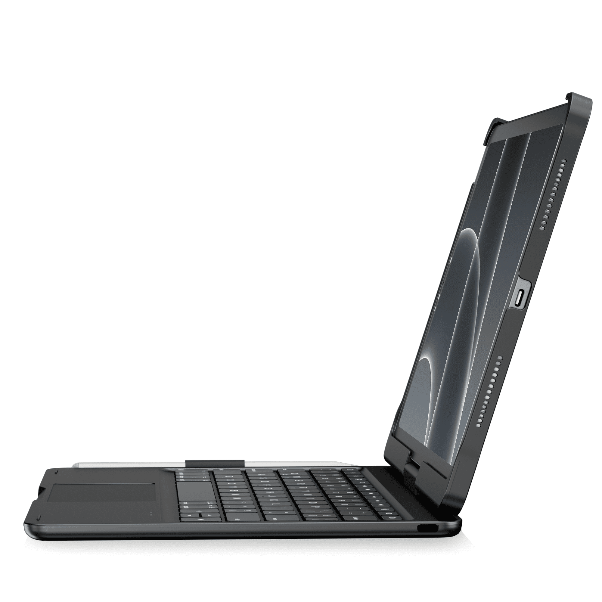 pekarejue Wireless Keyboard Case Compatible with Apple iPad Air 11-inch (M3 M4 M2) & iPad Air 5th 4th & iPad Pro 11-inch (4th-1st Gen): Rotatable Pencil Holder Trackpad Backlit