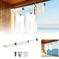thumbnail image 1 of Dsscvnef Space Management : Balcony Folding Drying Rack Durable Elegant and Great for Year Round Use! Collapsible Drying Rack in over the Rack Bathroom, 1 of 4