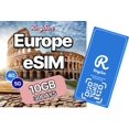thumbnail image 1 of eSIM Ringsim Europa 10 GB 30 días 5G 4G LTE con hotspot, 1 of 7