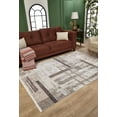 thumbnail image 2 of Belzyce Cream Modern Polyester Area Rugs for Living Room Washable Rugs Boho Moroccan Area Rug Soft Geometric Bohemian Carpet Distressed Indoor Rug for Bedroom Dining Room Office Nonslip Rug, 2 of 9