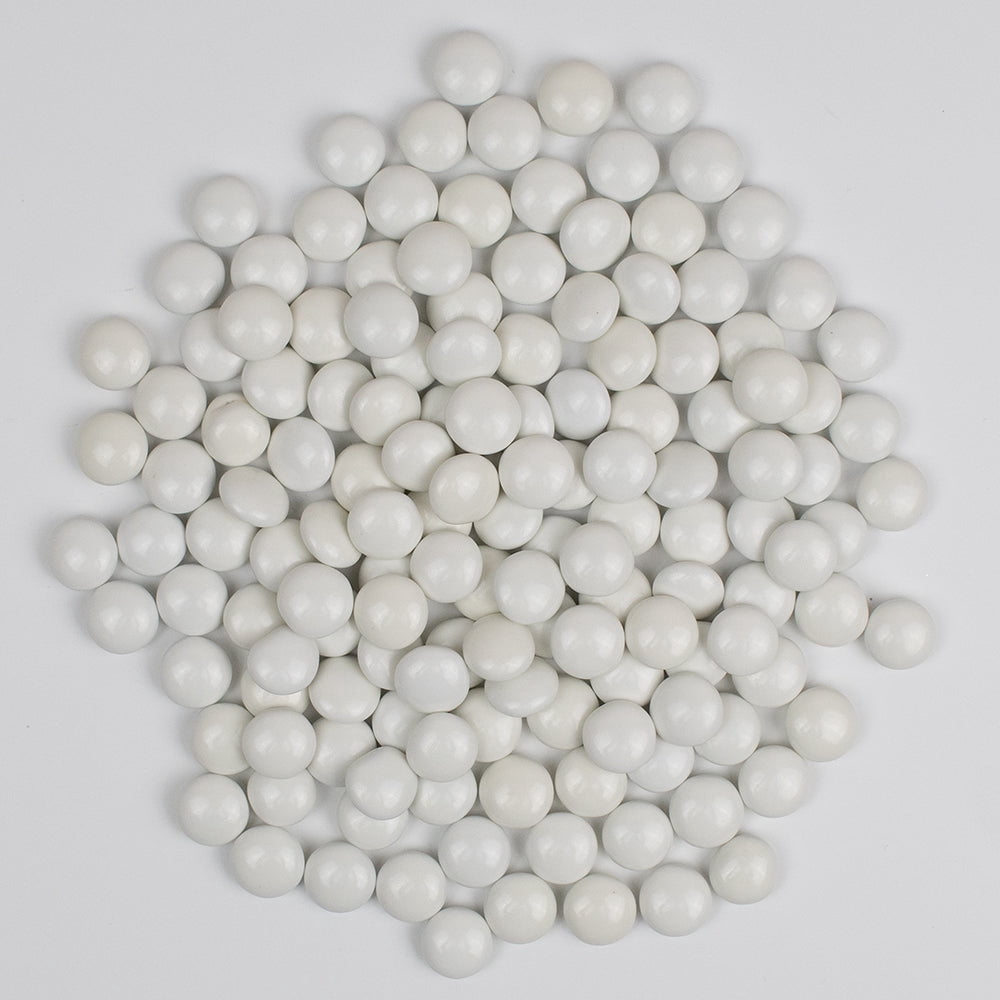 11,232ct White Bulk Chocolate Coated Gems For Parties, Gifting, Baking And Candy Buffets (22.5lb)