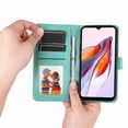 thumbnail image 3 of Funda tipo cartera GANGXUN para Xiaomi Redmi 11A 4G , diseño girasol, cuero PU, soporte, cierre magnético, tarjetero, 3 of 5