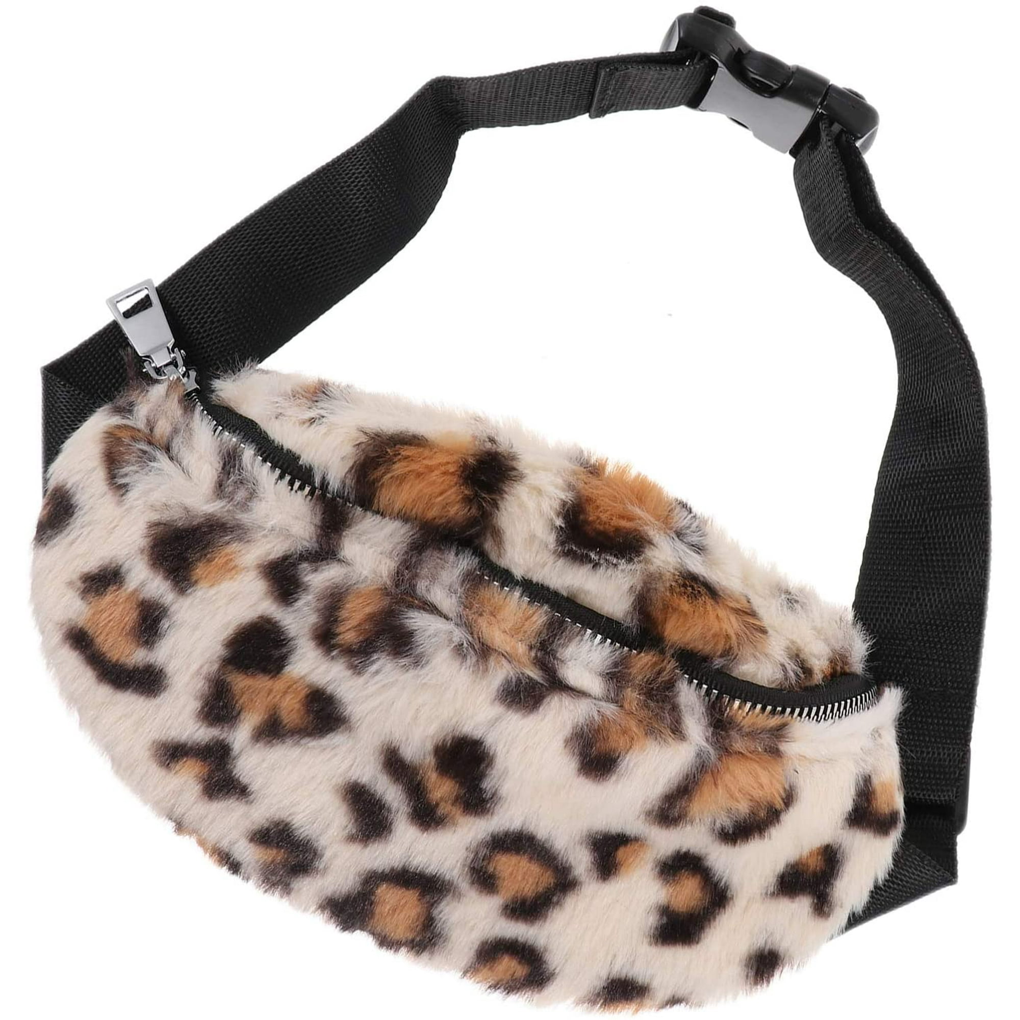 cheetah fanny pack leopard kids girls boho for girl packs 1pc Leopard Design Children Waist Bag Plush Chest Bag Adorable Waist Bag Walmart