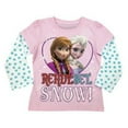 thumbnail image 2 of Disney Frozen Toddler Girls Pink Ready Set Snow T-Shirt Princess Anna Shirt 2T, 2 of 2