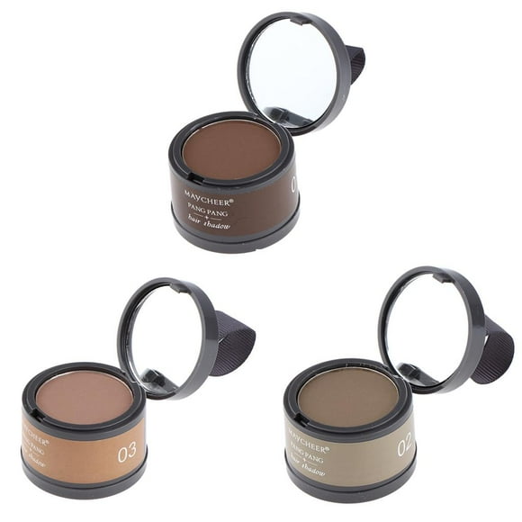 Polvo Impermeable De cubierta Del cabellero De Del Corrector De De Línea Del cabellero 3pcs Soplo Sunnimix Maquillaje en Línea para el cabello en polvo para sombra