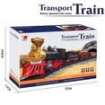 thumbnail image 2 of Christmas Electric Rail Car Mini Train Set Light Toys, 2 of 9