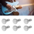 thumbnail image 3 of Electric Guitar Fine Tuning Screw, 6 Pcs M4 Thread Tremolo Bridge String Locking Screw Accurate Size Metal Easy To Install  for Replacement Black,Silver,Gold, 3 of 7
