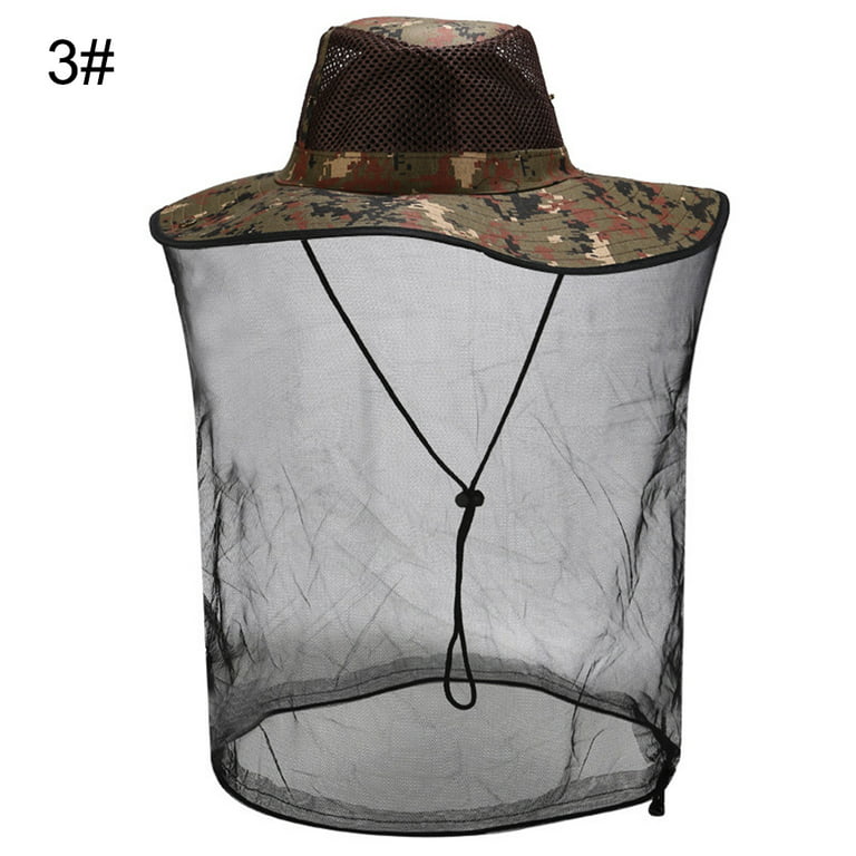 Fashion Mosquito Insects Head Net Sun Hat Bug Bee Protection Mesh
