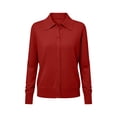 thumbnail image 5 of Gytharion Women's Sweaters Cardigans Solid Color Lapel Long Sleeve Button Front Sweaters Soft Lightweight Casual Knit Cardigans, 5 of 6