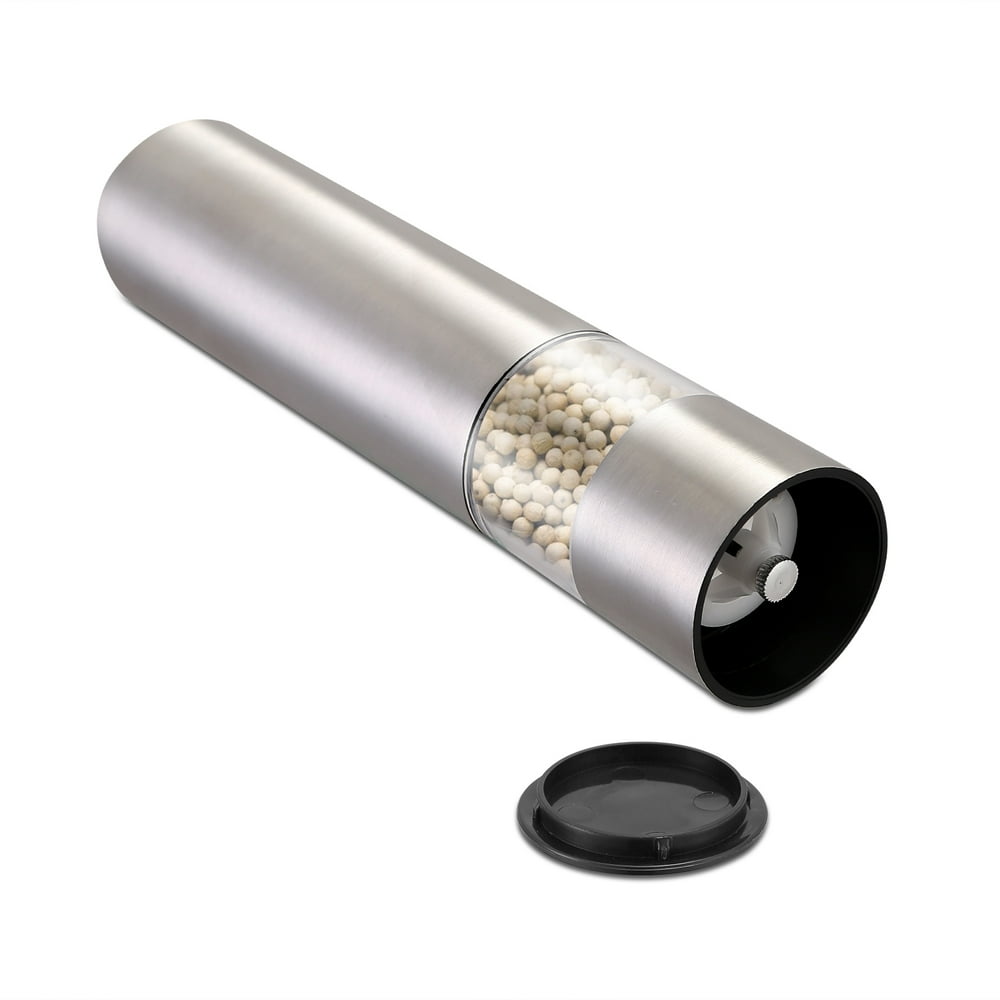 Electric Salt Pepper Grinder Stainless Steel Battery Operated Salt