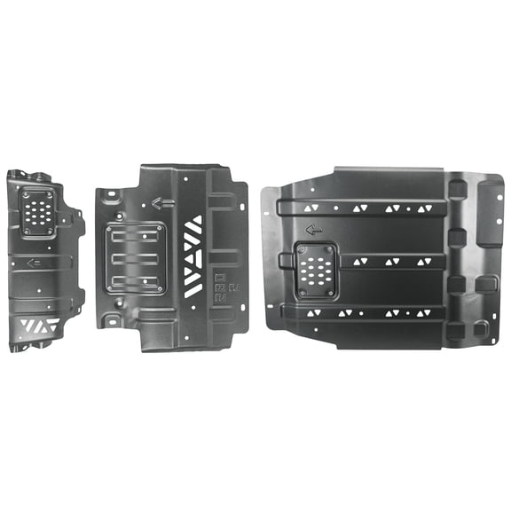 Full Skid Plate Kit For Ford F150 2015-2022 Heavy-Duty Complete Underbody Steel