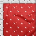 thumbnail image 3 of oneOone Cotton Silk Red Fabric Christmas Fabric For Sewing Printed Craft Fabric By The Yard 42 Inch Wide, 3 of 6