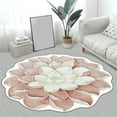 thumbnail image 6 of Area Rugs,Heat Transfer 3D Shaped Flower Floor Mat Sofa Bedroom Living Room Carpet, 6 of 6