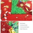 thumbnail image 6 of Christmas Wreath Bell Body Pillowcase Bed Large Christmas Ornaments Soft Body Pillow Covers Two-Side Different Printed 20x54 Long Backrest Cushion Pillow Protector Cover for Hair and Skin, 6 of 6