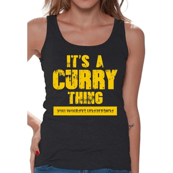 Awkward Styles It's a Curry Thing Tanks for Women Spiced Tank Top for Ladies Women Fashion Collection Sauce Tshirt for Mom Indian Curry T-Shirt for Her Gifts for Wife It's a Curry Thing Shirts