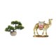 thumbnail image 1 of Árbol bonsái artificial,Bonsái artificial para decoración de escritorio o interior,Bonsái artificial,planta falsa en maceta.,Figura de escritorio,Figura de camello,decoración, 1 of 8