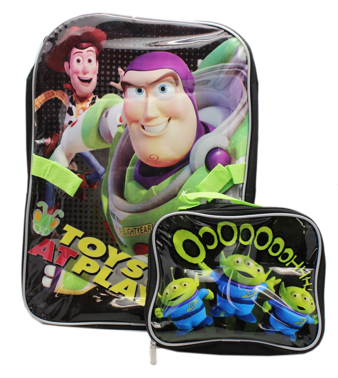 Disney 's Toy Story 3 Vinyl Cover Full Size Backpack and Utility Bag