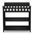Delta Children Eclipse Changing Table with Pad, Black