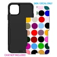 thumbnail image 2 of DistinctInk Custom SKIN / DECAL compatible with OtterBox Commuter for iPhone 11 Pro (5.8" Screen) - Rainbow Polka Dots, 2 of 5