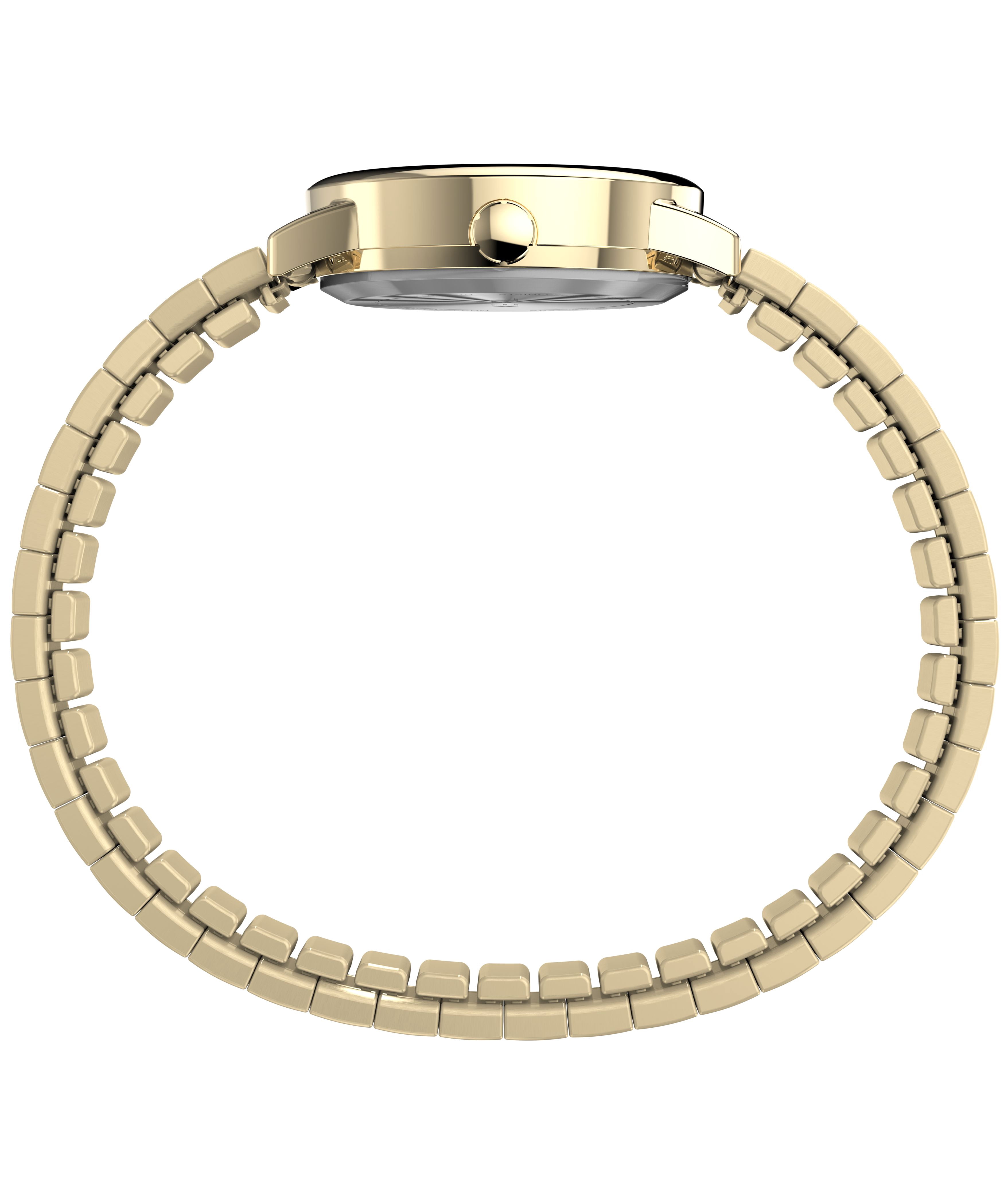 Timex Women's Easy Reader Gold tone case Gold Exp Band