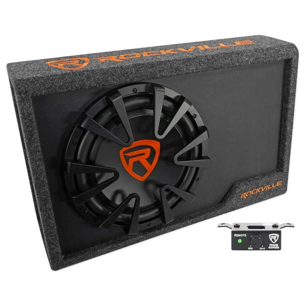 Rockville RWS12CA Slim 1200 Watt 12" Amplified Powered Car Subwoofer