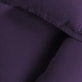 thumbnail image 3 of BNM Flannel Cotton Solid Duvet Set, Full/Queen, Purple, 3 of 9