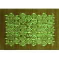 thumbnail image 1 of Ahgly Company Indoor Rectangle Oriental Green Industrial Area Rugs, 4' x 6', 1 of 4