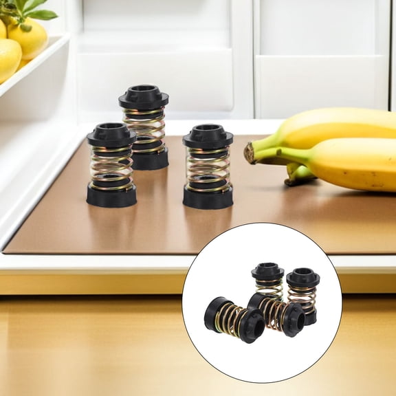 STOBOK 4Pcs Refrigerator Freezer Compressor Shock Pads Noise Reduction Rubber Equipment Isolation