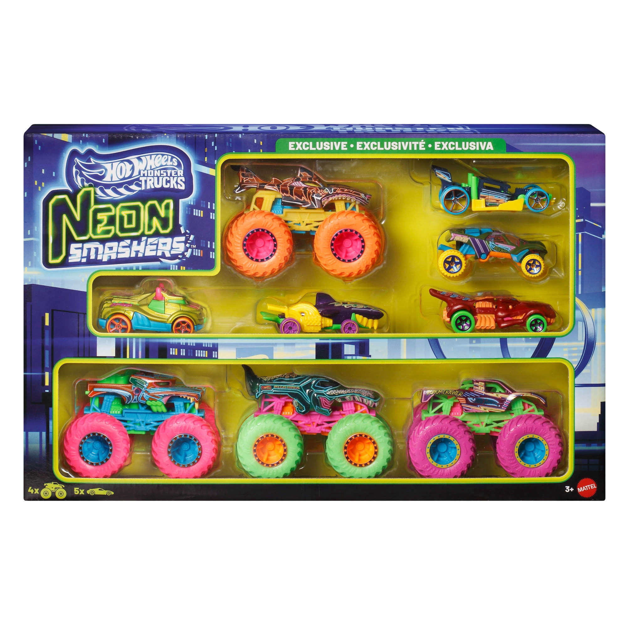 Hot Wheels Monster Trucks Mutant Chaos, Loop Challenge Playset