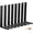 8 Pack, variant on 6-Pack 10 Inch Heavy Duty Shelf Brackets, Premium Floating L Bracket for Wall, Kitchen, Mantel Shelves Support | Quarter Inch (1/4") Thick | Black Powder Coated Steel