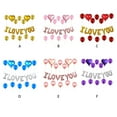 thumbnail image 3 of Bewildely Globo con letras de amor, confesión del Día de San Valentín, globo con corazón de amor, monograma de película de aluminio, decoración para Kits de decoración para fiestas Dorado Bewildely HA8818-01B, 3 of 6