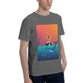 thumbnail image 2 of Bingfone Lighthouse And Whale Men'S Loose Fit Short-Sleeve Pocket T-Shirt, 2 of 7