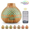 thumbnail image 4 of YaoHui （Gray）Essential Oil Diffuser, 400ml Ultrasonic Humidifier Aromatherapy Diffuser with 7 Colors Electric Aromatherapy LED Lights for Home, Yoga, Office, Spa, Bedroom, 4 of 5