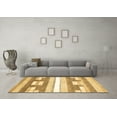 thumbnail image 3 of Ahgly Company Indoor Square Abstract Brown Modern Area Rugs, 4' Square, 3 of 4