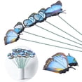 thumbnail image 4 of Estacas de Mariposas, Simulación de Simulaciónada Realista Decoración de Mariposas Estacas de Jardín Adornos de Jardín de Luz Duradero Para decoración, 4 of 7