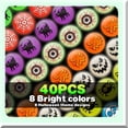 thumbnail image 3 of GlowBounce Party Pack - 40 Glow in The Dark Bouncing Balls with 8 Theme Designs. Perfect for Party Favors, Trick or Treating, Classroom Games, and more!, 3 of 5