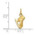 thumbnail image 5 of 14k Yellow Gold 3-D PAIR Of Ice Skates Charm Pendant, 5 of 5