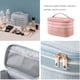 thumbnail image 2 of Billuyoard Bolsa de almacenamiento Bolsas simples Zip Sólido Ligero Paquete portátil Cosméticos Pastas de dientes Cepillo de dientes Negocios Almacenamiento y organización del hogar Rosa, 2 of 6
