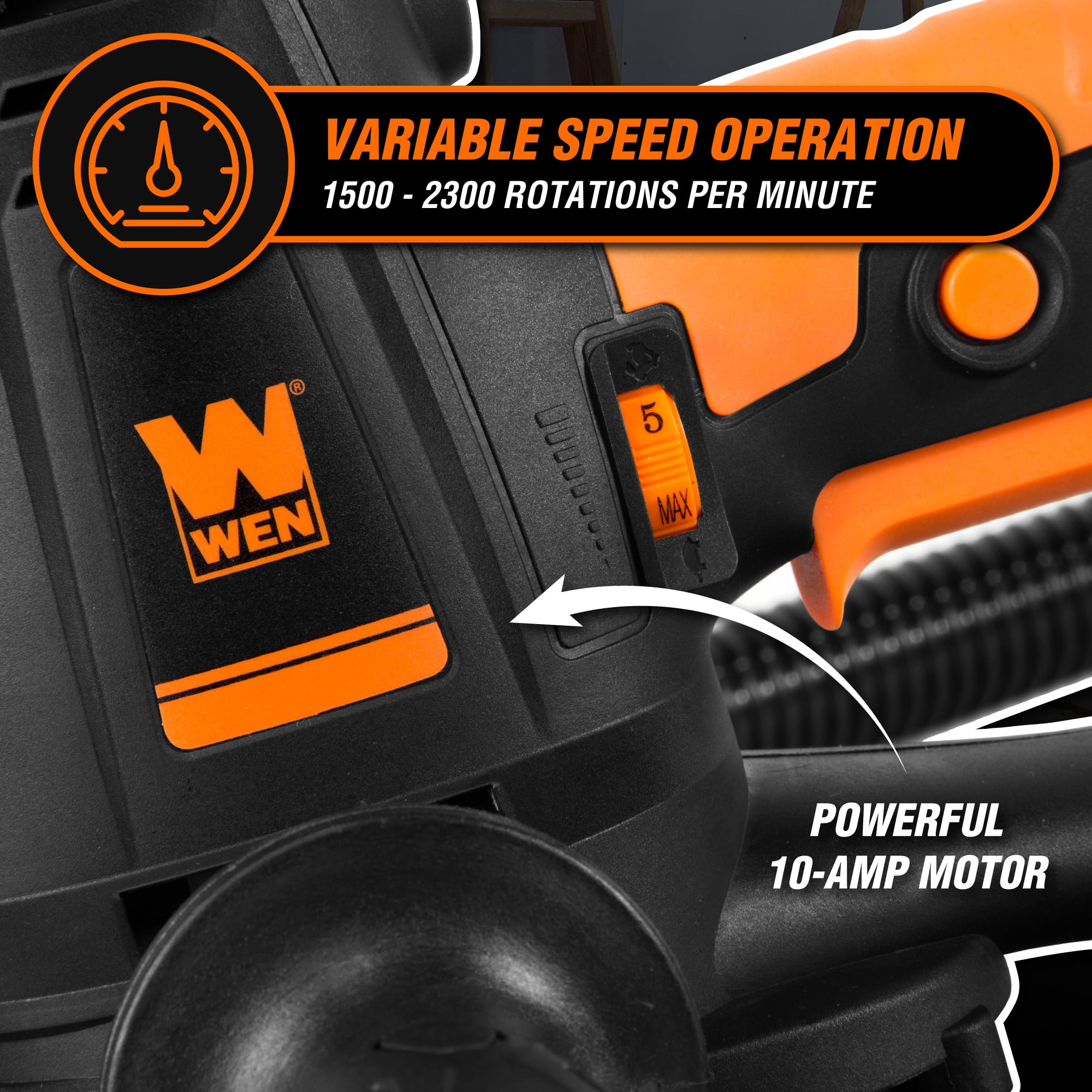 Free Shipping! WEN 10-Amp Variable Speed Handheld Drywall