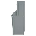 thumbnail image 6 of Generic Full Size Murphy Bed with Hydraulic Lift & Desk Design, Gray, 6 of 10