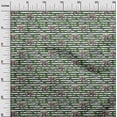 thumbnail image 3 of oneOone Tissu Popeline de Coton Vert Matériel de Robe Animal Tropical Tissu Imprimé Tissu au Mètre 56 Pouces de Large, 3 of 4