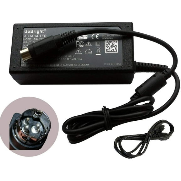 3-Pin DIN AC / DC Adapter For POSIFLEX Model: EA1050B-240 EA10508-240 3 Prong Connector Power Supply Cord Cable PS Battery Charger Mains PSU By UpBright