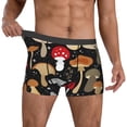 thumbnail image 2 of Kdxio Men's Boxer Briefs with Various Mushrooms Print - Comfortable and Breathable Underwear for Everyday Wear, 2 of 7