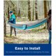 thumbnail image 4 of Hamaca de camping doble e individual con correas para árboles, para senderismo, viajes, playa, patio, 2 personas al aire libre e interior, ligera y portátil con correas de acero y mosquetones Sincero Hogar, 4 of 4