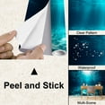 thumbnail image 4 of Peel and Stick Wallpaper Waterproof Underwater Sea Deep Water Abyss Blue Sun light Wall Mural Decor Self Adhesive and Removable 100in x 144in, 4 of 8