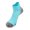 Sky Blue, variant on Kids Ankle Running Socks, Cushioned Anti-blister Athletic Short Socks with Arch Support, Breathable Moisture Wicking Sport Socks for Boys Girls Gym Training, Cycling, Hiking Blue M