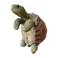 thumbnail image 1 of Tortoise planta de planta ornamento tortuga tortuga linda artesanía de tortuga colgante estatua de flores para el patio trasero al aire, 1 of 8