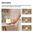 thumbnail image 3 of Kearding Luz de noche recargable, decoración LED para dormitorio, mesita de noche, lámpara de para dormir de emergencia, iluminación colgante Electrodomésticos Verde Kearding HA063536-01, 3 of 6