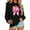 #0046-Black, variant on Pincandy Breast Cancer Sweatshirts for Women | Long Sleeve Breast Cancer Awareness Shirt, Pullover Pink Crewneck Survivor Sweatshirt